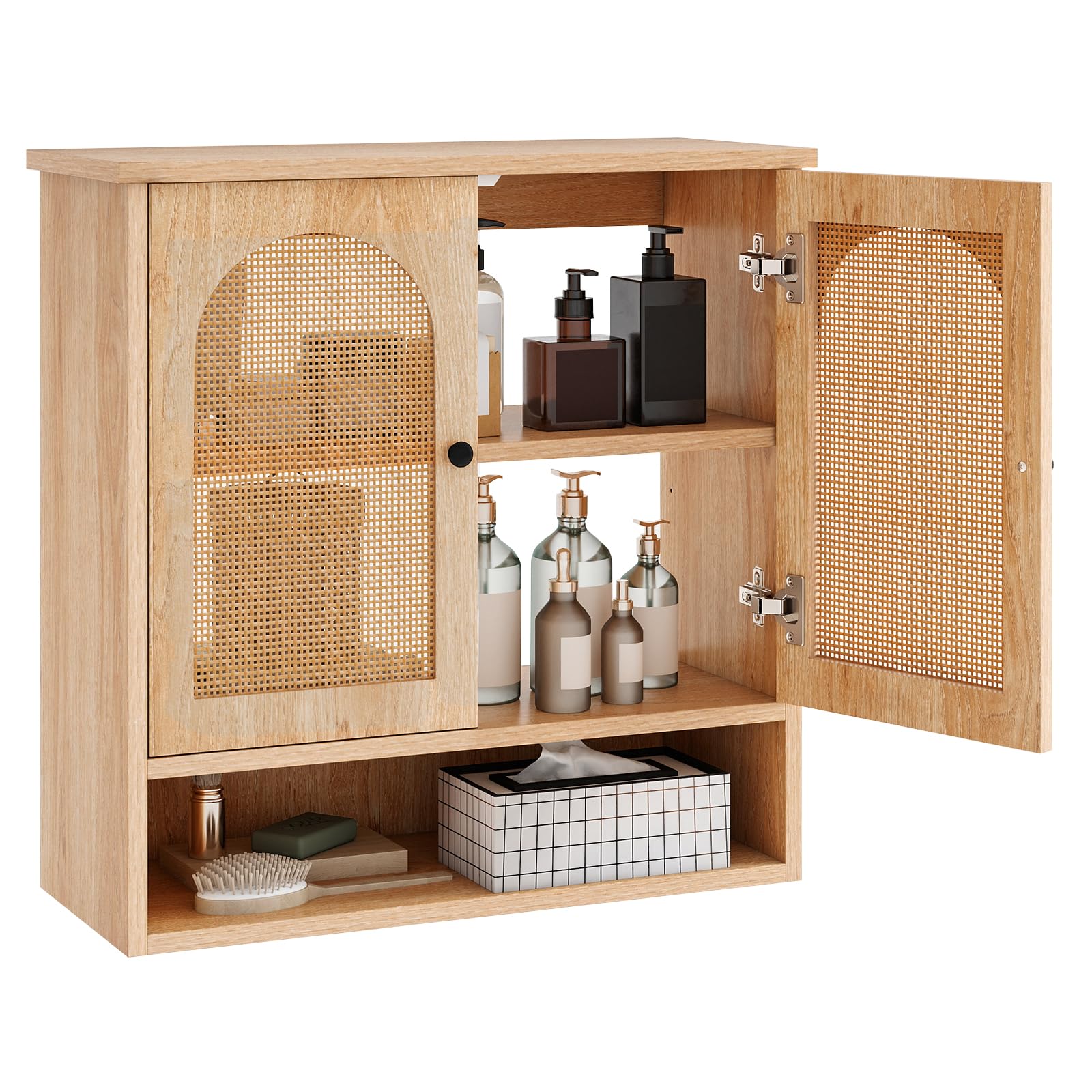 Tangkula Wall-Mounted Medicine Cabinet